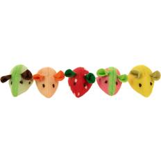 SmartyKat 5 Count Skitter Slices Plush Catnip