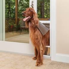 Petsafe sliding glass pet door PetSafe 1-Piece Sliding Glass Door for Dogs & Cats 91 7/16" 96"