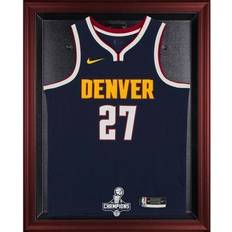 Sports Fan Products Denver Nuggets Mahogany Framed 2023 NBA Finals Champions Logo Jersey Display Case