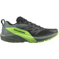 Salomon Shoes Salomon Trail Running Shoes Sense Ride Black/Laurel/Green Gecko for Men