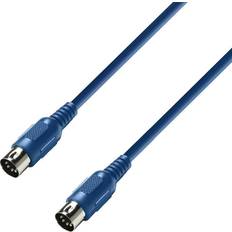 Adam Hall AH MIDI K3 MIDI 0300 Cable 3 m Blue
