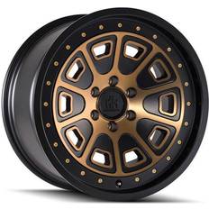 Mayhem Flat Iron 8301, 17x9 Wheel with 6x135 Bolt Pattern Tint