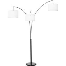 Arc lamp marble base Homcom Arc Floor Lamp