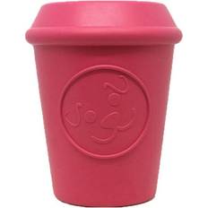 Baby Food Containers & Milk Powder Dispensers SodaPup Mkb coffee cup durable rubber chew dog toy & treat dispenser med pink