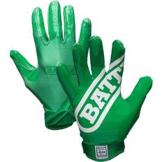 Green Goalkeeper Gloves Battle Sports Double Threat Football Gloves - Green/Green