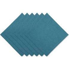 Turquoise Cloth Napkins DII Solid Cotton Set/6 Cloth Napkin Turquoise