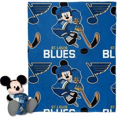 Textiles NHL Disney St. Louis Mickey Hugger Silk Touch Complete Decoration Pillows Blue