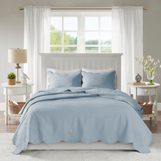 Textiles Madison Park 3-Pc Edge Bedspread Blue (228.6x)