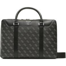 Leder - Schwarz Laptoptaschen Guess vezzola laptoptasche 38cm gue-hmevzl-p3138 dark black