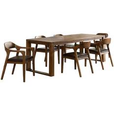 Boraam Rasmus Extendable Dining Set 33.5x88.5" 7