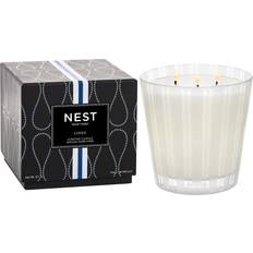 Nest Linen 3 Wick Glass Scented Candle 598g