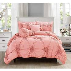Elegant Comfort Store Luxurious Bedspread Pink (228.6x228.6cm)