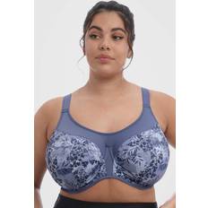 Blue - Sportswear Garment Bras Elomi Womens Energise Sports Bra Blue