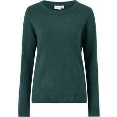 Vila Ril L/S O-Neck Knit Top - Ponderosa Pine