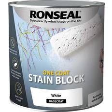 Ronseal One Coat Stain Block Barniz para madera Blanco 2.5L