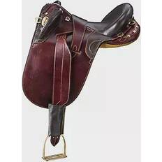 Horse Saddles Australian Outrider Stock Saddle 19inch - Brown