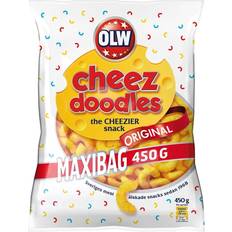 Ostbågar Snacks Olw Cheez Doodles Maxibag 450g 1pack