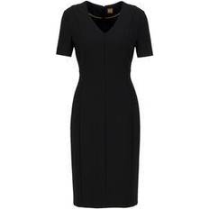 HUGO BOSS Femme Vêtements HUGO BOSS Robe Cintrée Col V - Taille