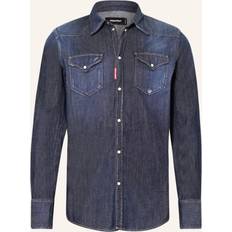 DSquared2 Man Shirts DSquared2 Classic Western Denim Shirt - Blue