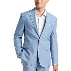 Linen Suits Joseph Abboud Slim Fit Linen Blend Suit Separates Set - Dusty Blue