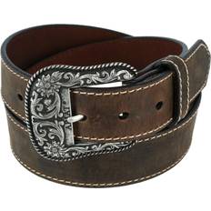 Ariat Women Accessories Ariat Ladies Heavy Stitched Belt And Buckle