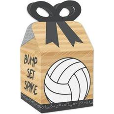 Drinking Games Big Dot of Happiness Bump, set, spike volleyball square favor gift boxes party bow boxes 12 ct