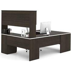 Metal Writing Desks Bestar Ridgeley Writing Desk 65x93.6"