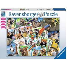 Jigsaw Puzzles Ravensburger Travellers Animal Journal 1000 Pieces