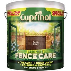 Cuprinol Brown Paint Cuprinol Less Mess Fence Care Wood Protection Rustic Brown 6L