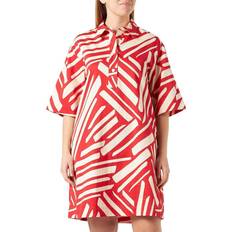 Rosso Vestiti Seidensticker Collar Dress - Red