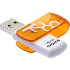 128 Go Clés USB Philips Clé USB 3.0 Vivid 128 Go Blanc et orange