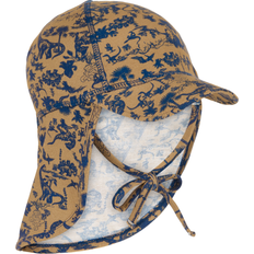 Viskose Solhatte Børnetøj Mikk-Line Kid's Sun Cap Long Neck - Dijon