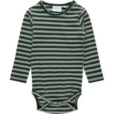 The New Finn Siblings Rib L/S Bodysuit - Green Gables (TNS1792)