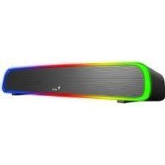 Genius USB Reproductions SoundBar 200BT Bluetooth 3.5 Jack 4W RGB Cerná