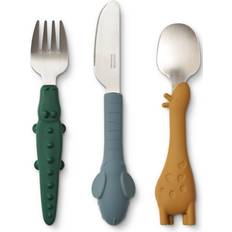 Liewood Children's Cutlery Liewood Tove Cutlery Set Golden Caramel Mix