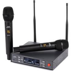 Monoprice Stage Right 200-Channel UHF Dual Handheld Wireless Microphones System