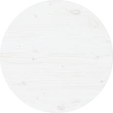 vidaXL Vit Ø60 x 2.5 cm Bordsskiva 60cm
