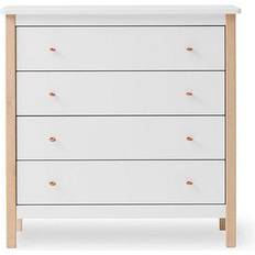Oliver Furniture Wood White/Oak Kommode 90.5x90cm