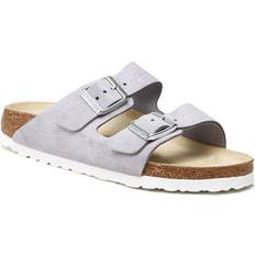 Birkenstock 41 - Dame - Lilla Sandaler Birkenstock Arizona Suede 1024248 Shimmering Purple Fog