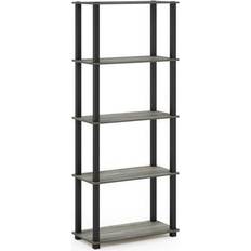 Furinno Shelves Furinno Turn-S-Tube 5-Tier Multipurpose Shelving System