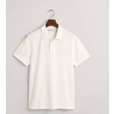 Beige - Homme Polos Gant Polo Droit En Coton Taille - Beige