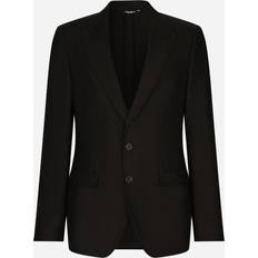 Kleding Dolce & Gabbana Taormina Linen Single-Breasted Jacket Black