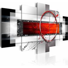 Artgeist Carmine missile print Billede 100x100cm
