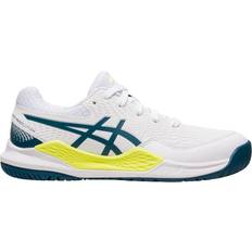 Asics Indoor Sport Shoes Children's Shoes Asics Kid's Gel-Resolution 9 GS - White/Restful Teal