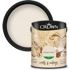 Crown & Ceilings Silk Emulsion Antique Cream Wall Paint