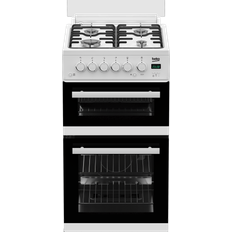 Beko 50cm gas cooker Beko EDG507W 50cm Twin Cavity White