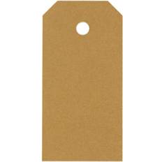 Hobbyartikler Creativ Company Manilamærker, str. 4x8 cm, 250 g, guld, 1000 stk. 1 pk