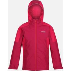 Red Jackets Regatta Childrens/kids Hurdle Iv Insulated Waterproof Jacket berry Pink/pink Potion