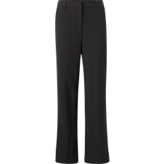 Y.A.S Dam Byxor & Shorts Y.A.S Byxor yasLikka HW Wide Pants Svart