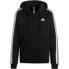 Adidas hættetrøje dame adidas Hættetrøje W 3S FL FZ HD - Sort